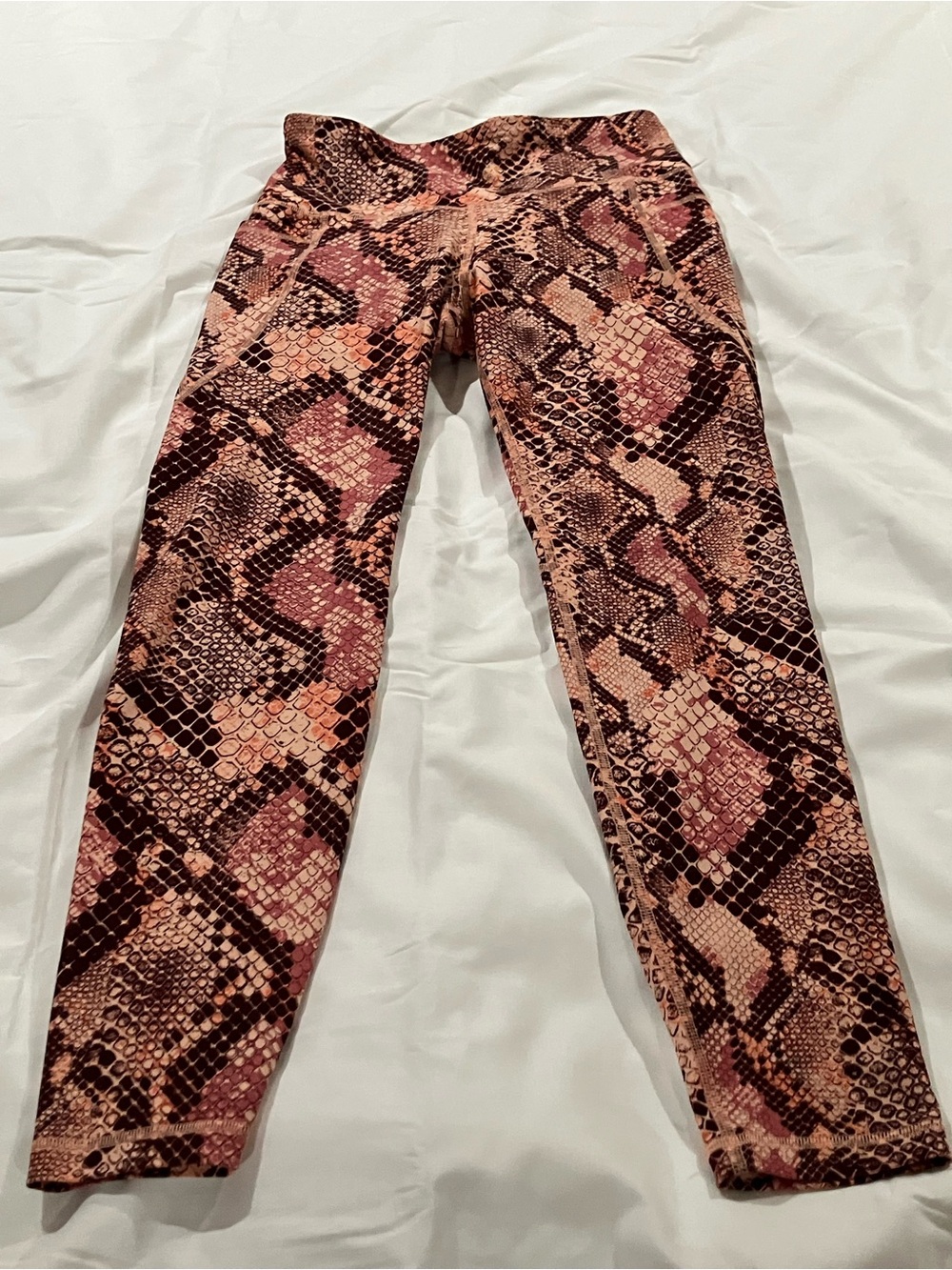 Old Navy Pink Snake-Print Jeggings